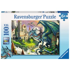 Ravensburger (10876) - "Dragon Rider" - 100 brikker puslespil