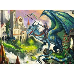 Ravensburger (10876) - "Dragon Rider" - 100 brikker puslespil