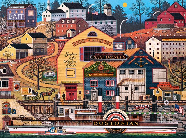 Buffalo Games (11442) - Charles Wysocki: "The Bostonian" - 1000 brikker puslespil