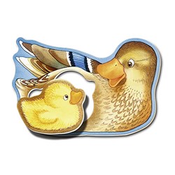 Ravensburger (07176) - "Dyr og unger" - 2 brikker puslespil