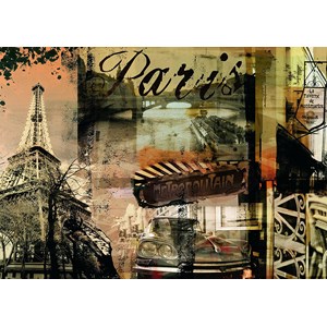 Ravensburger (15729) - "Parisian Memories" - 1000 brikker puslespil