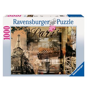 Ravensburger (15729) - "Parisian Memories" - 1000 brikker puslespil