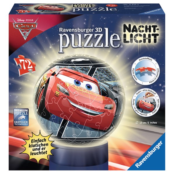 Ravensburger (11816) - "Cars 3" - 72 brikker puslespil