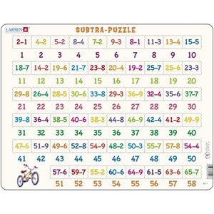 Larsen (AR7) - "Subtra-Puzzle" - 58 brikker puslespil