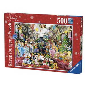 Ravensburger (14739) - "Disney, Christmas Train" - 500 brikker puslespil