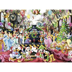 Ravensburger (14739) - "Disney, Christmas Train" - 500 brikker puslespil