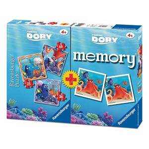 Ravensburger (06871) - "Dory + Memory" - 25 36 49 brikker puslespil