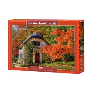 Castorland (B-52806) - "Gothic House in Autumn" - 500 brikker puslespil