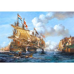 Castorland (C-200245) - "Battle of Porto Bello, 1739" - 2000 brikker puslespil