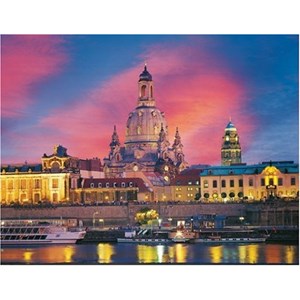 Ravensburger (15836) - "The Church of Dresde, Germany" - 1000 brikker puslespil