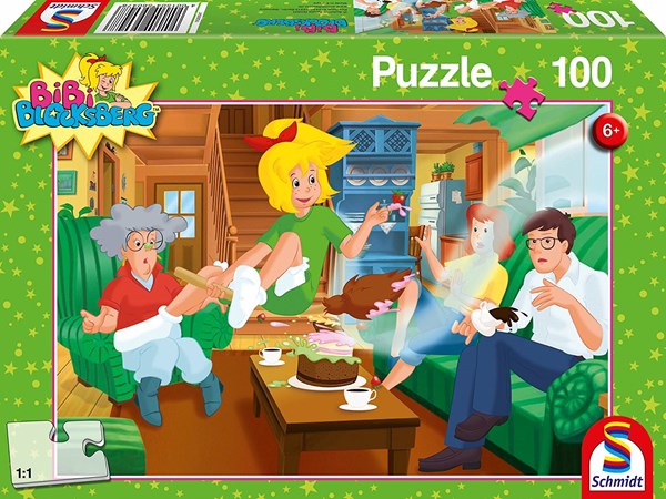 Schmidt Spiele (56047) - "Bibi and Tina, Birthday Surprise" - 100 brikker puslespil