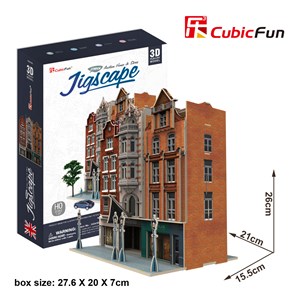 Cubic Fun (HO4103h) - "Auction House & Stores" - 93 brikker puslespil