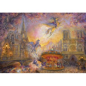 Grafika (T-00278) - Josephine Wall: "Magical Merry Go Round" - 1500 brikker puslespil
