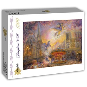 Grafika (T-00278) - Josephine Wall: "Magical Merry Go Round" - 1500 brikker puslespil