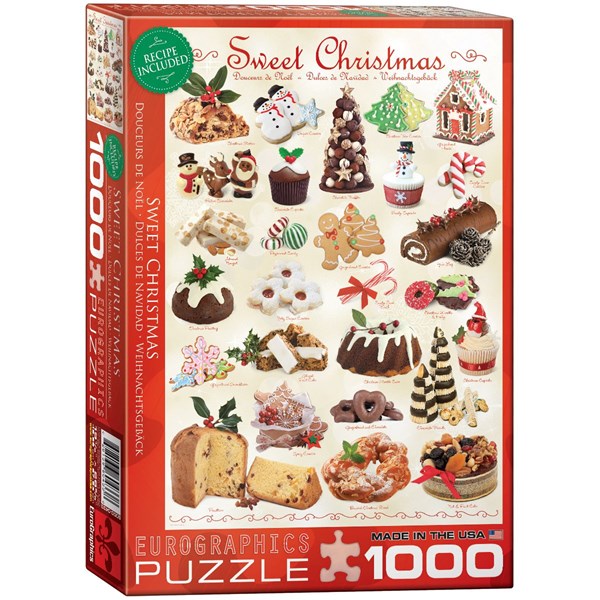 Eurographics (6000-0433) - "Christmas Baking" - 1000 brikker puslespil