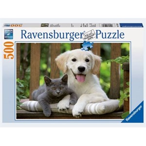 Ravensburger (14234) - "Friendly Opposites" - 500 brikker puslespil