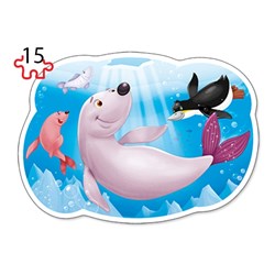Castorland (B-043026) - "Underwater World" - 8 12 15 20 brikker puslespil