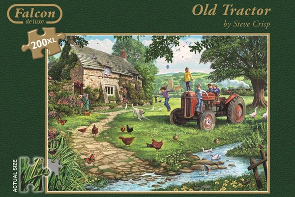 Falcon (11140) - Steve Crisp: "Old Tractor" - 200 brikker puslespil