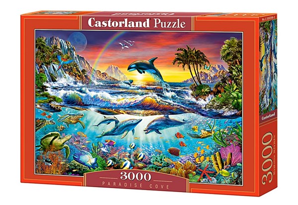 Castorland (C-300396) - "Paradise Cove" - 3000 brikker puslespil