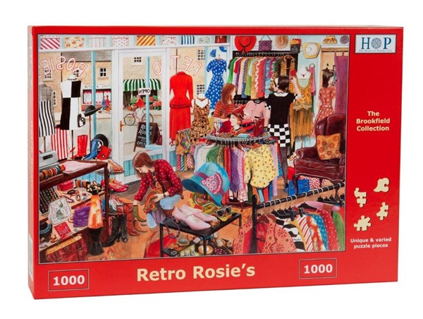 The House of Puzzles (3671) - "Retro Rosie's" - 1000 brikker puslespil