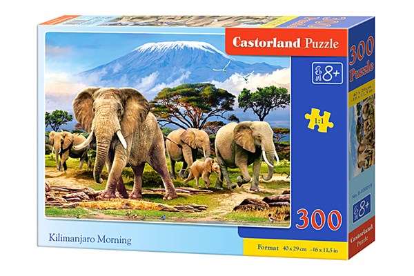 Castorland (B-030019) - "Kilimanjaro Morning" - 300 brikker puslespil