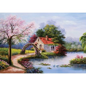 KS Games (11324) - "Cottage" - 1000 brikker puslespil