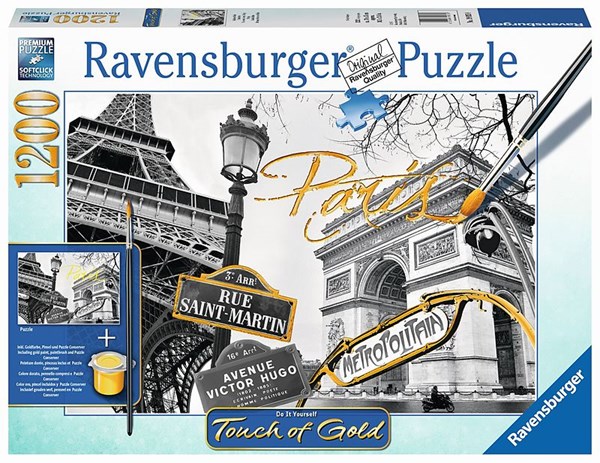 Ravensburger (19935) - "Golden Paris" - 1200 brikker puslespil