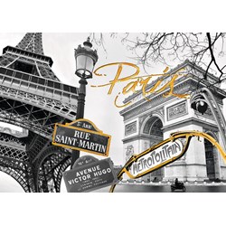 Ravensburger (19935) - "Golden Paris" - 1200 brikker puslespil