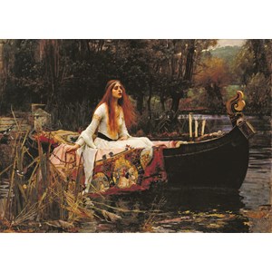D-Toys (72757) - John William Waterhouse: "The Lady of Shalott" - 1000 brikker puslespil