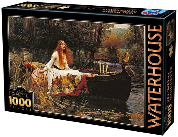 D-Toys (72757) - John William Waterhouse: "The Lady of Shalott" - 1000 brikker puslespil