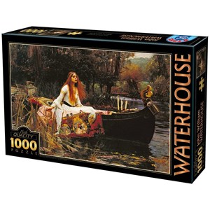 D-Toys (72757) - John William Waterhouse: "The Lady of Shalott" - 1000 brikker puslespil