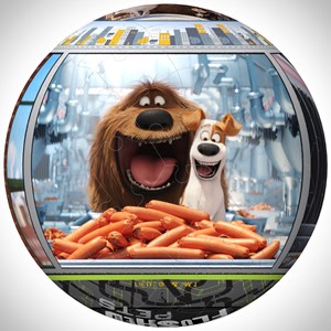 Ravensburger (12192) - "Secret Life of Pets" - 72 brikker puslespil