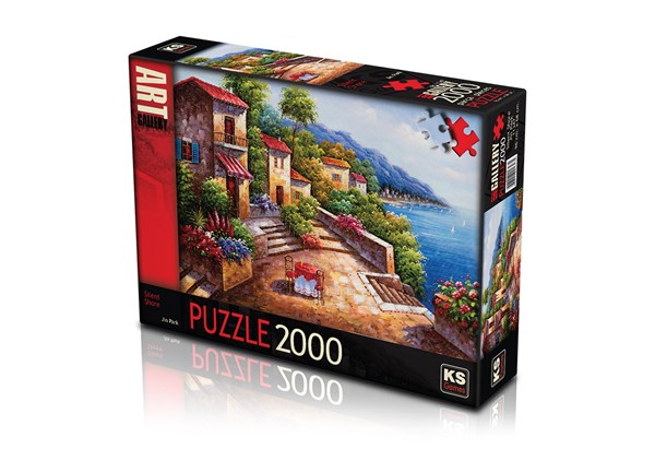 KS Games (11347) - "Silent Shore" - 2000 brikker puslespil