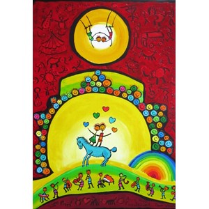 Grafika Kids (01788) - Anne Poire, Patrick Guallino: "Équilibre" - 12 brikker puslespil