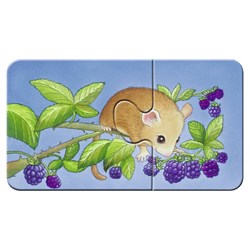 Ravensburger (07365) - "Cute Forest Animals" - 2 brikker puslespil