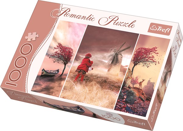 Trefl (104080) - "Romantic Fairytale Land" - 1000 brikker puslespil