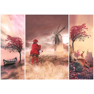 Trefl (104080) - "Romantic Fairytale Land" - 1000 brikker puslespil