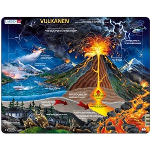 Larsen (NB2-NL) - "Vulkanen - NL" - 70 brikker puslespil