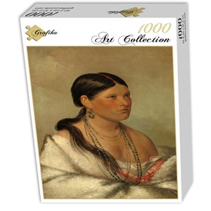 Grafika (02233) - George Catlin: "The Female Eagle, Shawano, 1830" - 1000 brikker puslespil