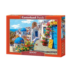 Castorland (C-200603) - "Spring in Santorini" - 2000 brikker puslespil