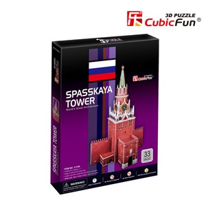 Cubic Fun (C118H) - "Spasskaya Tower" - 33 brikker puslespil