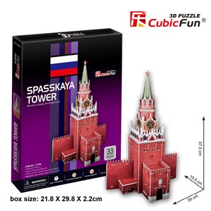 Cubic Fun (C118H) - "Spasskaya Tower" - 33 brikker puslespil