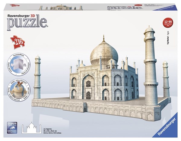 Ravensburger (12564) - "Taj Mahal" - 216 brikker puslespil