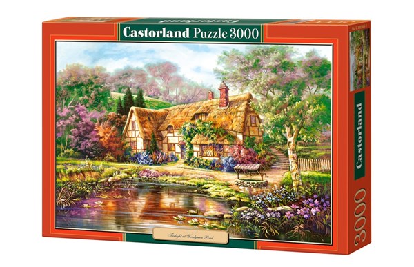 Castorland (C-300365) - "Twilight at Woodgreen Pond" - 3000 brikker puslespil