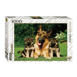 Step Puzzle (79091) - "Friendy Family" - 1000 brikker puslespil