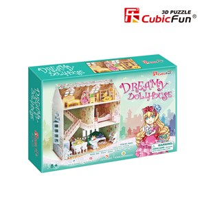 Cubic Fun (P645H) - "Dreamy Dukkehus" - 160 brikker puslespil