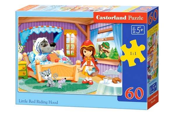 Castorland (B-06915) - "Little Red Riding Hood" - 60 brikker puslespil