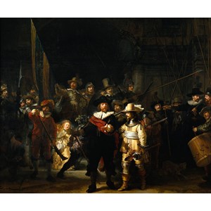 PuzzelMan (472) - Rembrandt: "The Night Watch" - 210 brikker puslespil