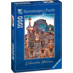 Ravensburger (19631) - "Casa Batlló, Barcelona" - 1000 brikker puslespil
