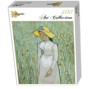 Grafika (01515) - Vincent van Gogh: "Girl in White, 1890" - 300 brikker puslespil